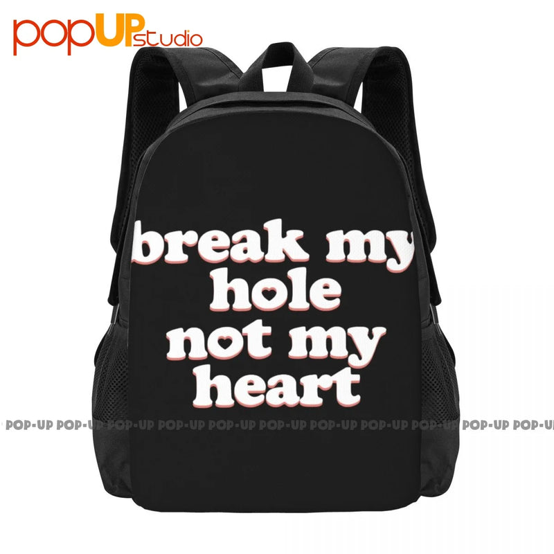 Gay Break Heart Hole Lgbt Pridegran Canaria Masc Fem Bottom Backpack