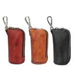 Gebwolf Universal Car Key Case Wallets Retro Cowhide Key Chain Bag Holder