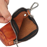 Gebwolf Universal Car Key Case Wallets Retro Cowhide Key Chain Bag Holder
