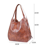 Geestock Top-Handle Bags Soft Leather Shoulder Bags Ladies Totes Bag