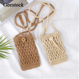 Geestock Beach Cell Phone Bag Summer Mini Shoulder Bag Vintage Female