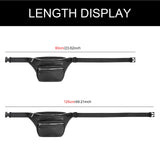 Geestock Waist Pack Bag PU Leather Belt Bags Fanny Pack Adjustable Belt