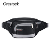 Geestock Waist Pack Oxford Cloth Waist Bag Waterproof Casual Wallet