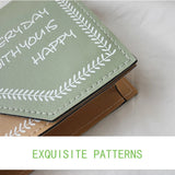 Geestock Crossbody Bag PU Leather Shoulder Pack