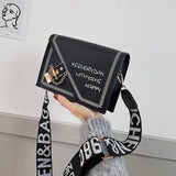 Geestock Crossbody Bag PU Leather Shoulder Pack