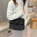 Geestock Chain Crossbody Bags Lingge Women's Handbags Casual Women Shoulder Bags