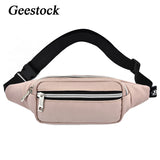 Geestock Waist Bag Pack Purse Men Fanny Pack Travel Cell Phone Fanny Bag