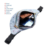 Geestock Holographic Waist Bags for Women Banana Female Fanny Pack