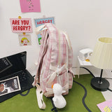 Geestock Lovely Backpack Women Girls Sweet Princess Schoolbag College Harajuku