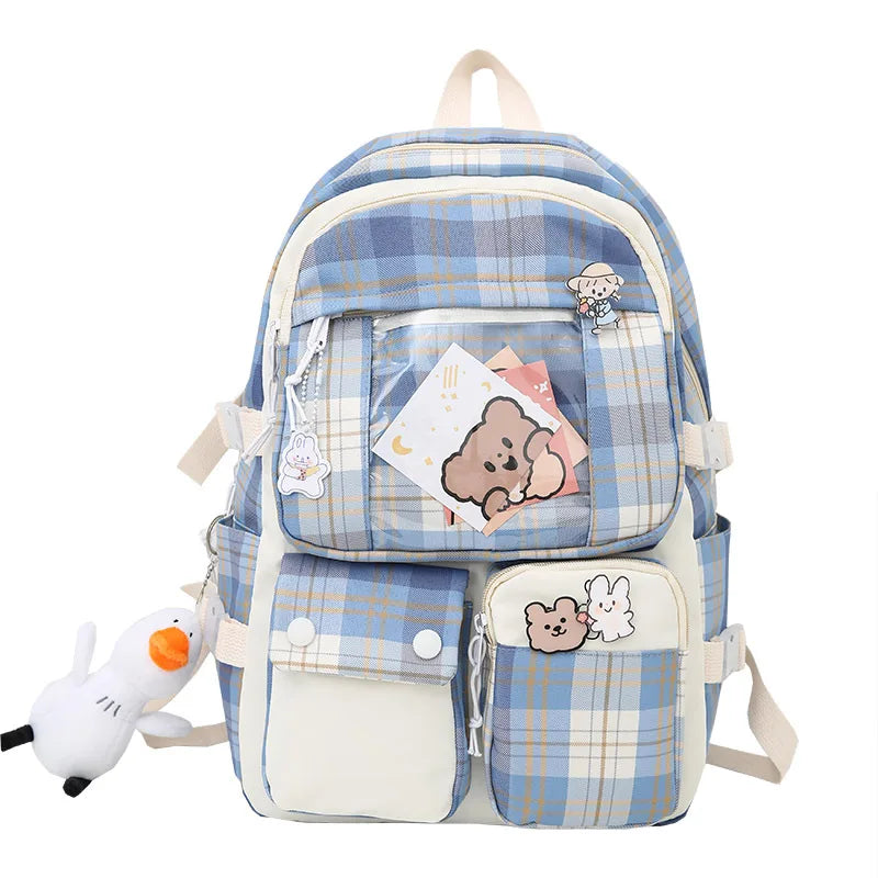 Geestock Lovely Backpack Women Girls Sweet Princess Schoolbag College Harajuku