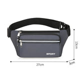 Geestock Shoulder Chest Bag Nylon Waist Pack Purse Casual Belt Bags