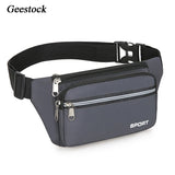 Geestock Shoulder Chest Bag Nylon Waist Pack Purse Casual Belt Bags