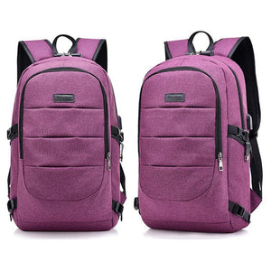 Geestock Nylon Backpack Men Multi-functional Laptop Bag Waterproof