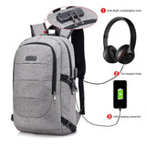 Geestock Nylon Backpack Men Multi-functional Laptop Bag Waterproof