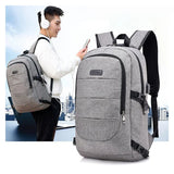 Geestock Nylon Backpack Men Multi-functional Laptop Bag Waterproof