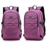Geestock Nylon Backpack Men Multi-functional Laptop Bag Waterproof