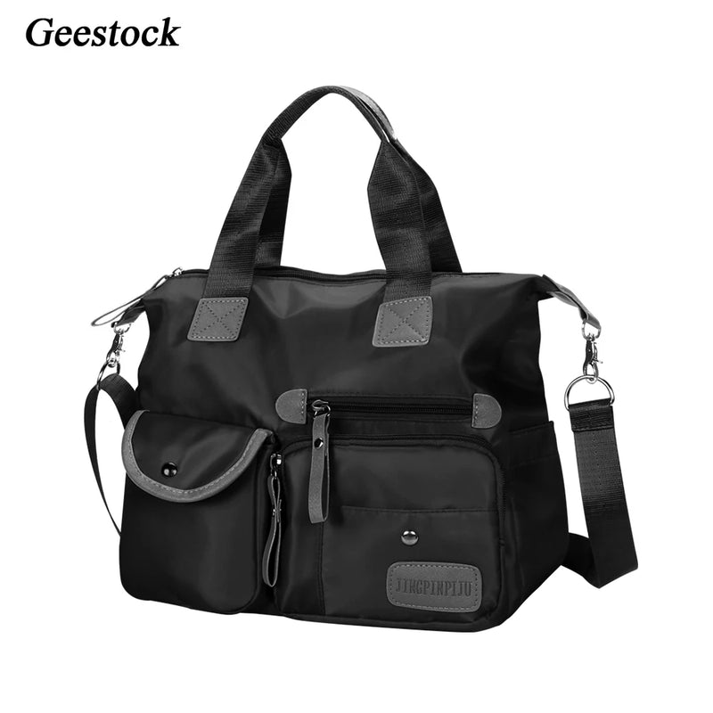 Geestock Nylon Women Handbag Travel Top-Handle Bags Large Capacity