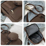 Geestock Nylon Women Shoulder Bag Casual Crossbody Bags With Mini Round Purse