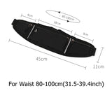 Geestock Running Waist Bag Pack Sports Belt Phone Case Men W