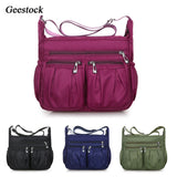 Geestock Sturdy Women Shoulder Bag Casual Crossbody Bag Oxford Waterproof Mummy