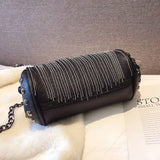 Geestock Tassel Chains Bag Punk Style Crossbody Handbag