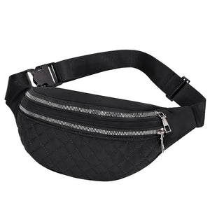 Geestock Waist Bags Women Nylon Fanny Pack Men Belt Pouch Waist Pack
