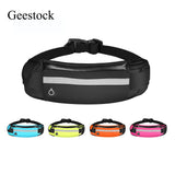 Geestock Waist Pack Running Bag Sport Gym Holographic Waist Bag Men Women Phone