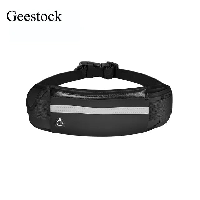 Geestock Waist Pack Running Bag Sport Gym Holographic Waist Bag Men Women Phone