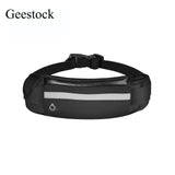 Geestock Waist Pack Running Bag Sport Gym Holographic Waist Bag Men Women Phone