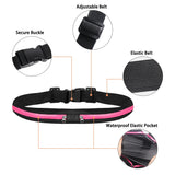 Geestock Waterproof Sport Running Belt Bag Jogging Waist Pocket