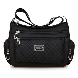 Geestock Women Nylon Waterproof Shoulder Bag Large Capacity Lady Handbag