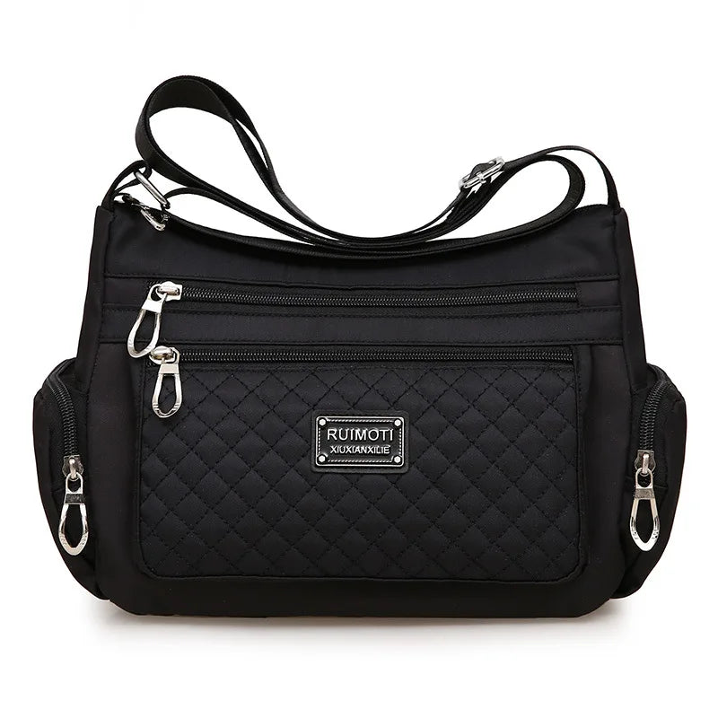 Geestock Women Nylon Waterproof Shoulder Bag Large Capacity Lady Handbag