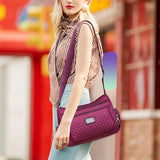 Geestock Women Nylon Waterproof Shoulder Bag Large Capacity Lady Handbag