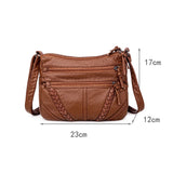 Geestock Women Shoulder Bags Matching-all Leather Feeling PU Messenger Bags