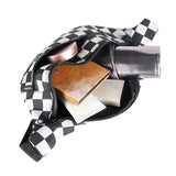 Geestock Plaid Hip Hop Waist Pack Women Belt Bags Chest Bag