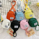 Geestock Women's Canvas Crossbody Shoulder Bag Patchwork Mini Shopper Purse