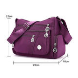 Geestock Women's Crossbody Bag Waterproof Nylon Handbag Large Capacity