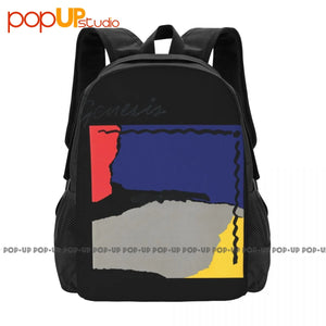 Genesis Abacab Band Backpack Large Capacity Print Shoe Bag Sports Style