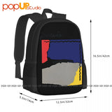 Genesis Abacab Band Backpack Large Capacity Print Shoe Bag Sports Style