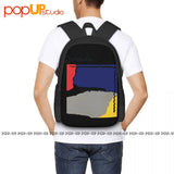 Genesis Abacab Band Backpack Large Capacity Print Shoe Bag Sports Style