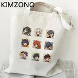 Genshin Shopping Bag Handbag Tote Jute Bag Shopper