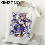 Genshin Shopping Bag Handbag Tote Jute Bag Shopper