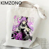 Genshin Shopping Bag Handbag Tote Jute Bag Shopper