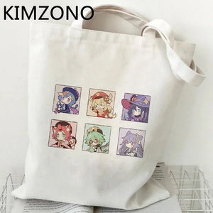 Genshin Shopping Bag Handbag Tote Jute Bag Shopper