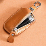 Leather Key Wallet for Women
