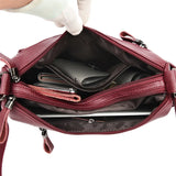 Leather Sac Handbags Women Bags Shoulder Crossbody Hand Bags for Women Purses