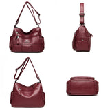 Leather Sac Handbags Women Bags Shoulder Crossbody Hand Bags for Women Purses
