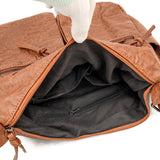Soft Leather Handbags Large Capacity Tote Bags High Female Shoulder Bags
