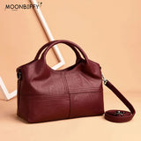 Soft Leather Handbags High Women Bag Small Casual Female Messenger Shoulder Bag