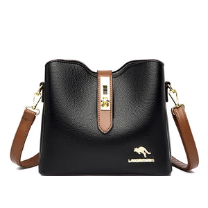 Soft Leather Women's Handbags High Small Shoulder Bags Ladies Crossbody Bags